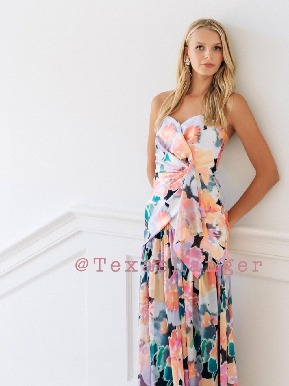 Shoshanna NWT Strapless Floral-Print Sweetheart Dress Size 2 Garden Multi